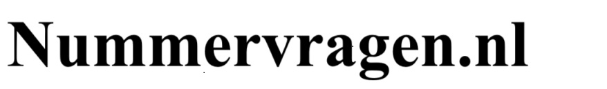 Nummervragen